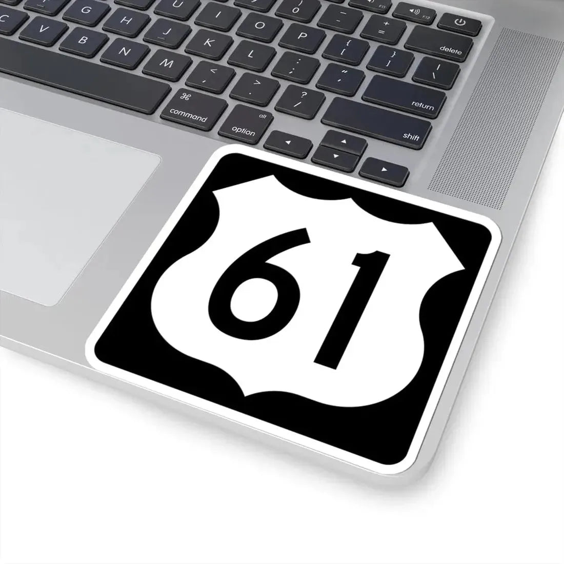 US 61 IA (Iowa) (Road Sign) STICKER Vinyl Kiss-Cut Decal - The Sticker Space