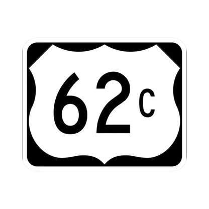 US 62C (Arkansas) (Road Sign) STICKER Vinyl Kiss-Cut Decal 2 Inch White - The Sticker Space