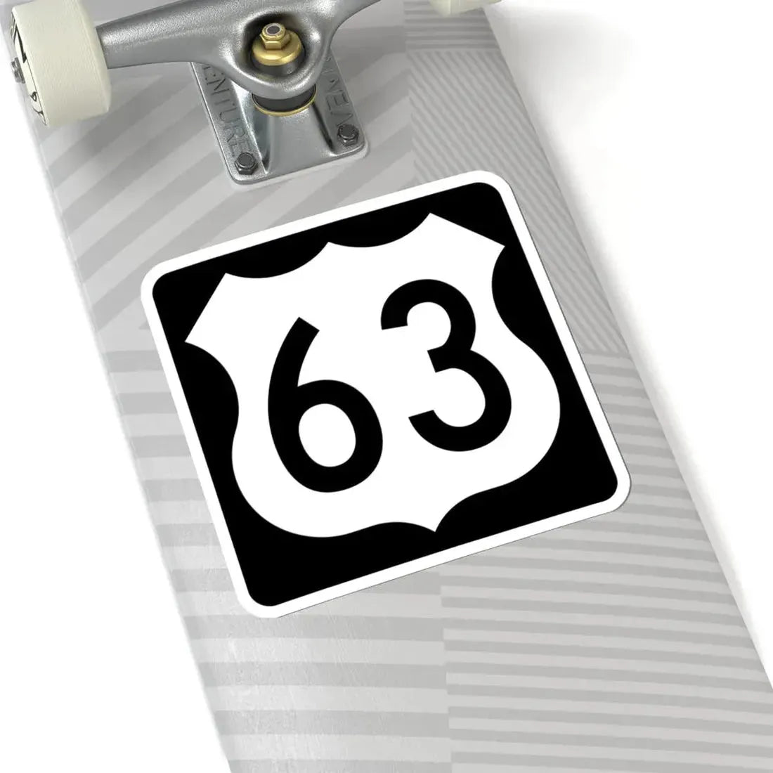 US 63 IA (Iowa) (Road Sign) STICKER Vinyl Kiss-Cut Decal - The Sticker Space