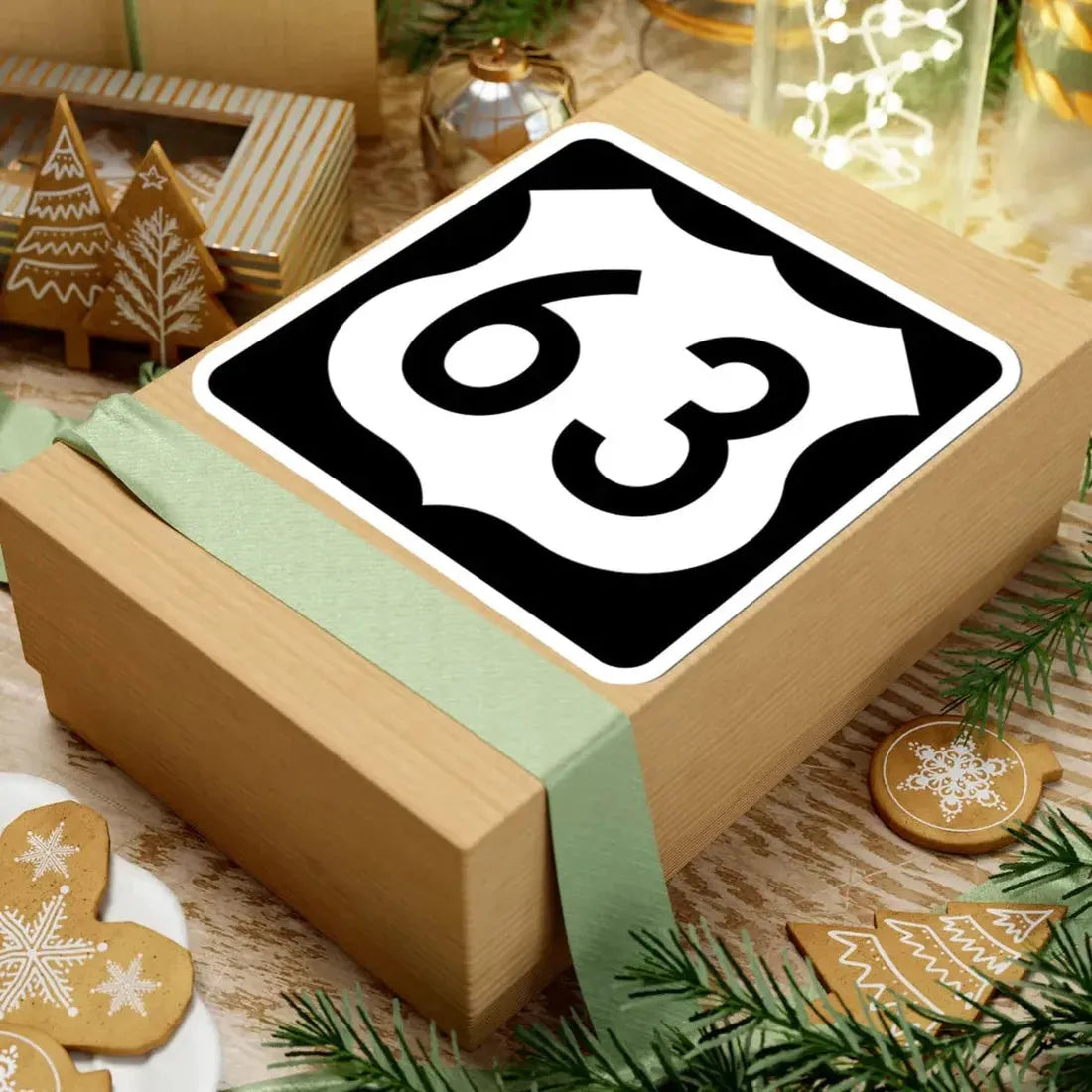 US 63 IA (Iowa) (Road Sign) STICKER Vinyl Kiss-Cut Decal - The Sticker Space