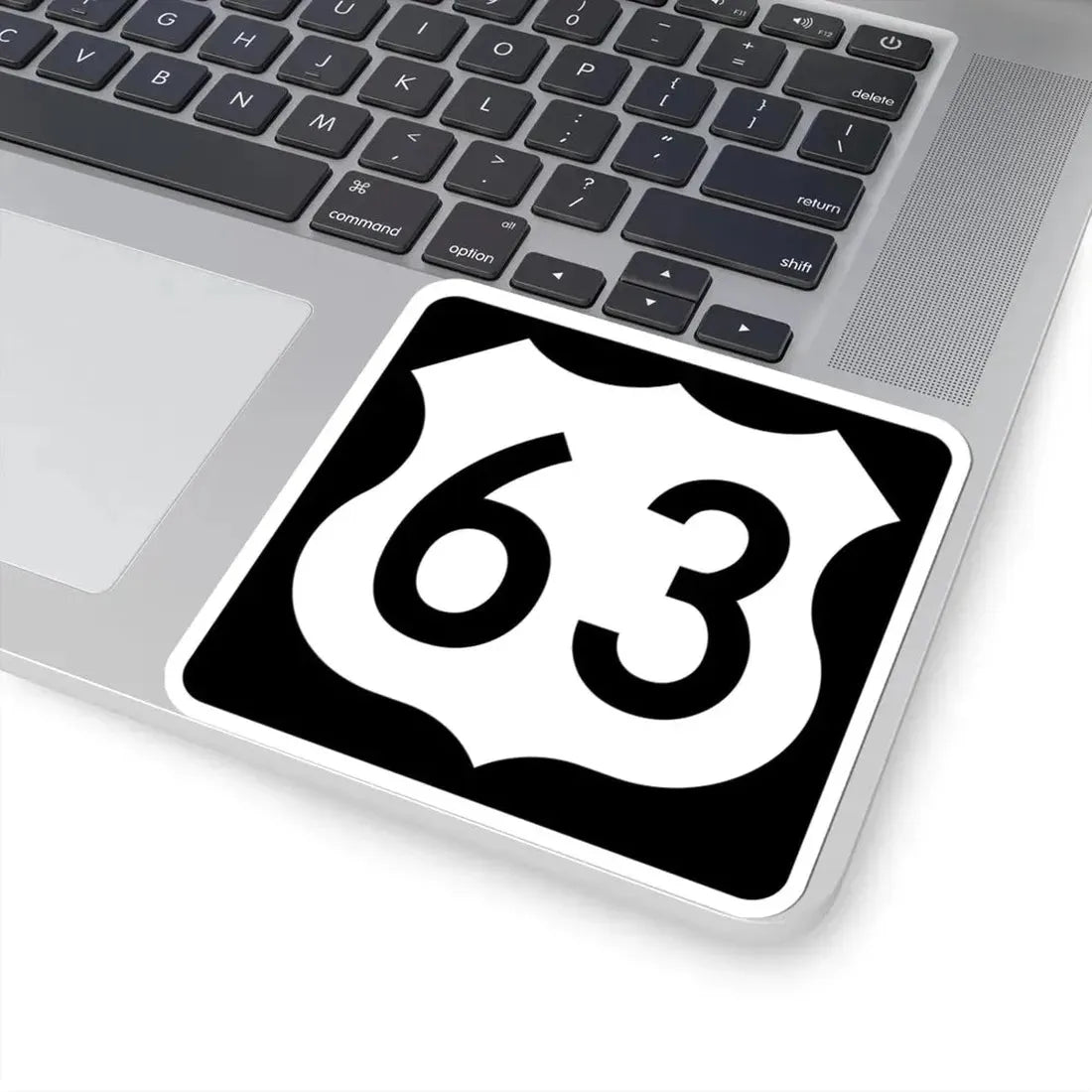 US 63 IA (Iowa) (Road Sign) STICKER Vinyl Kiss-Cut Decal - The Sticker Space