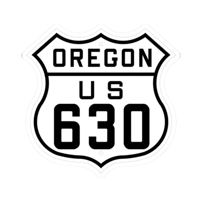 US 630 Oregon 1926 (Oregon) (Road Sign) STICKER Vinyl Kiss-Cut Decal 2 Inch White - The Sticker Space