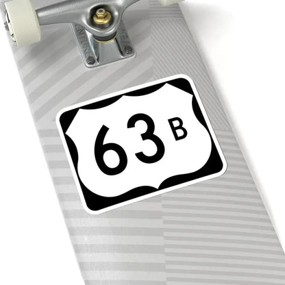 US 63B (Arkansas) (Road Sign) STICKER Vinyl Kiss-Cut Decal - The Sticker Space