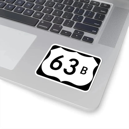 US 63B (Arkansas) (Road Sign) STICKER Vinyl Kiss-Cut Decal - The Sticker Space