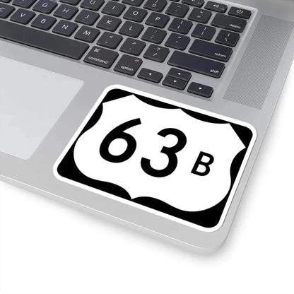 US 63B (Arkansas) (Road Sign) STICKER Vinyl Kiss-Cut Decal - The Sticker Space