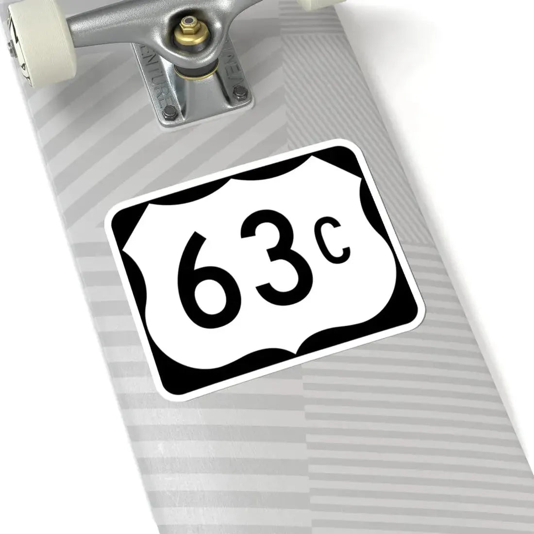 US 63C (Arkansas) (Road Sign) STICKER Vinyl Kiss-Cut Decal - The Sticker Space