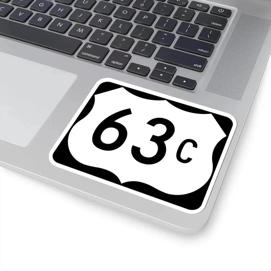 US 63C (Arkansas) (Road Sign) STICKER Vinyl Kiss-Cut Decal - The Sticker Space