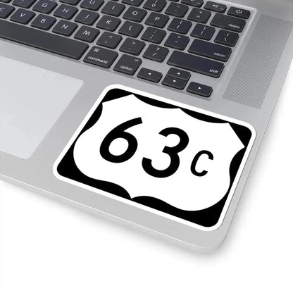 US 63C (Arkansas) (Road Sign) STICKER Vinyl Kiss-Cut Decal - The Sticker Space