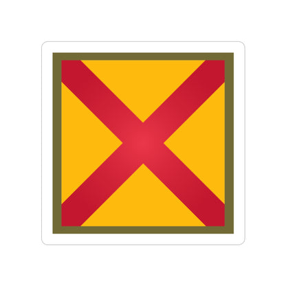 US 63rd Cavalry Division (U.S. Army) REVERSE PRINT Transparent STICKER-2 Inch-The Sticker Space