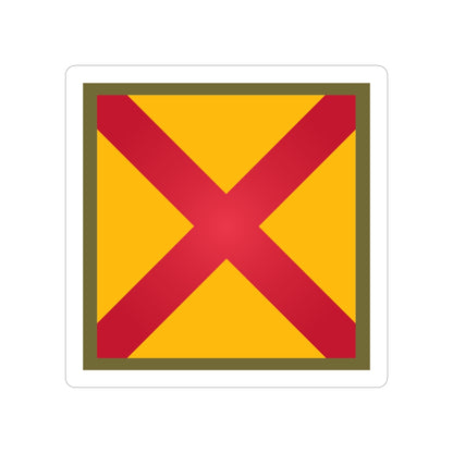 US 63rd Cavalry Division (U.S. Army) REVERSE PRINT Transparent STICKER-3 Inch-The Sticker Space