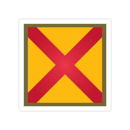 US 63rd Cavalry Division (U.S. Army) REVERSE PRINT Transparent STICKER-5 Inch-The Sticker Space