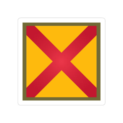 US 63rd Cavalry Division (U.S. Army) REVERSE PRINT Transparent STICKER-6 Inch-The Sticker Space