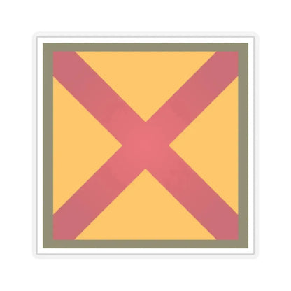 US 63rd Cavalry Division (U.S. Army) STICKER Vinyl Kiss-Cut Decal 2 Inch Transparent - The Sticker Space