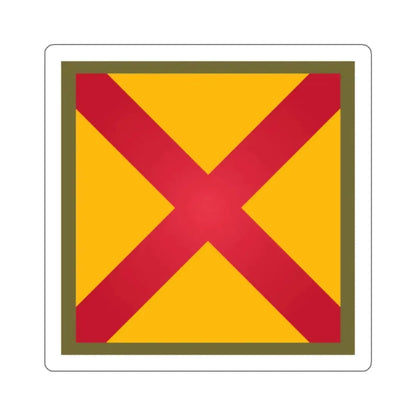 US 63rd Cavalry Division (U.S. Army) STICKER Vinyl Kiss-Cut Decal 2 Inch White - The Sticker Space