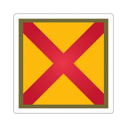 US 63rd Cavalry Division (U.S. Army) STICKER Vinyl Kiss-Cut Decal 3 Inch White - The Sticker Space