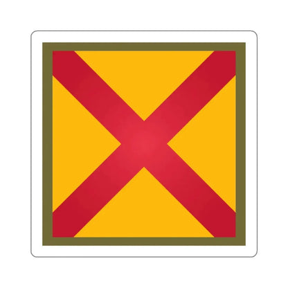 US 63rd Cavalry Division (U.S. Army) STICKER Vinyl Kiss-Cut Decal 4 Inch White - The Sticker Space