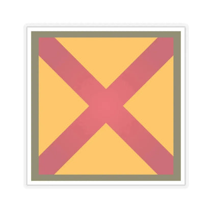 US 63rd Cavalry Division (U.S. Army) STICKER Vinyl Kiss-Cut Decal 6 Inch Transparent - The Sticker Space