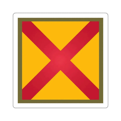 US 63rd Cavalry Division (U.S. Army) STICKER Vinyl Kiss-Cut Decal 6 Inch White - The Sticker Space