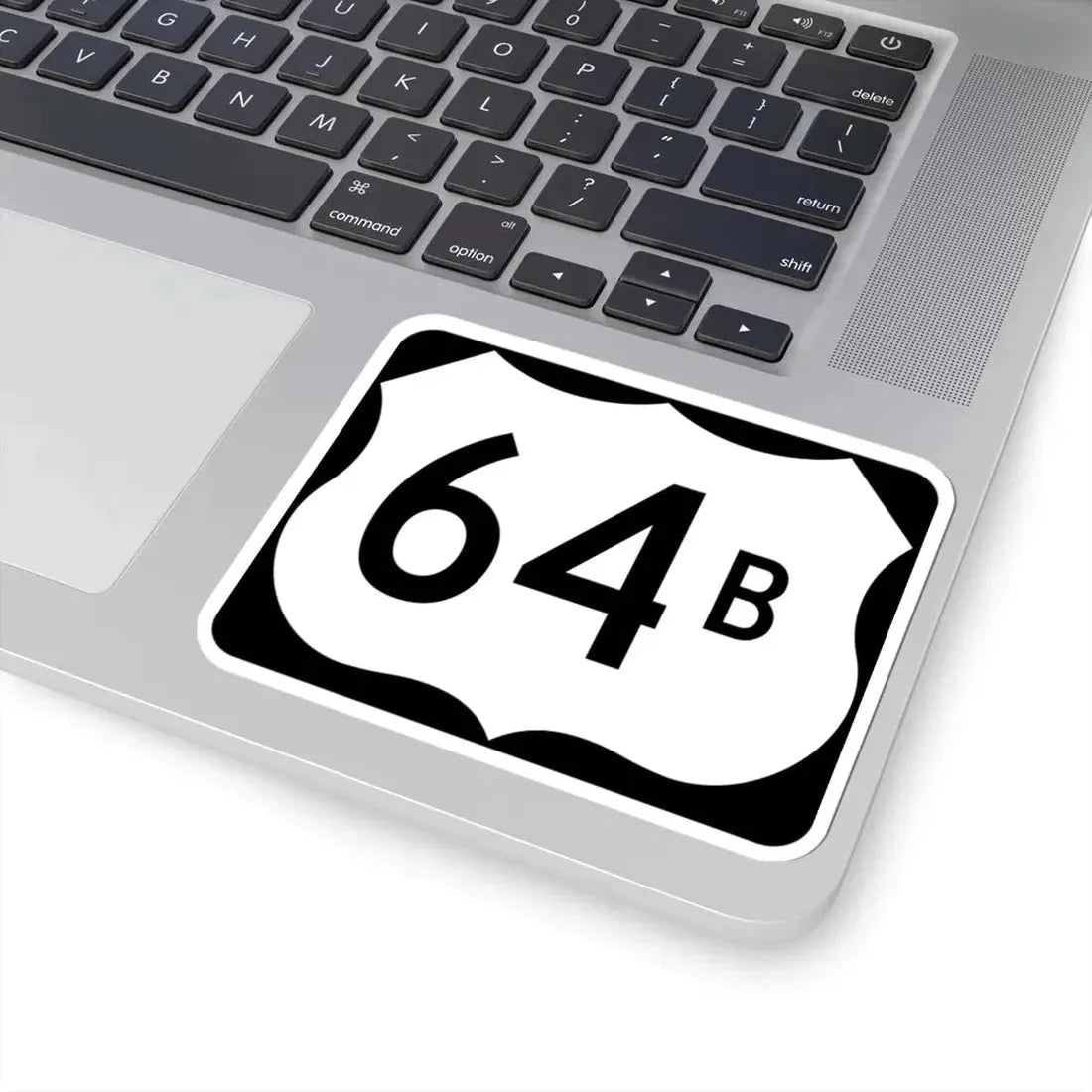 US 64B (Arkansas) (Road Sign) STICKER Vinyl Kiss-Cut Decal - The Sticker Space