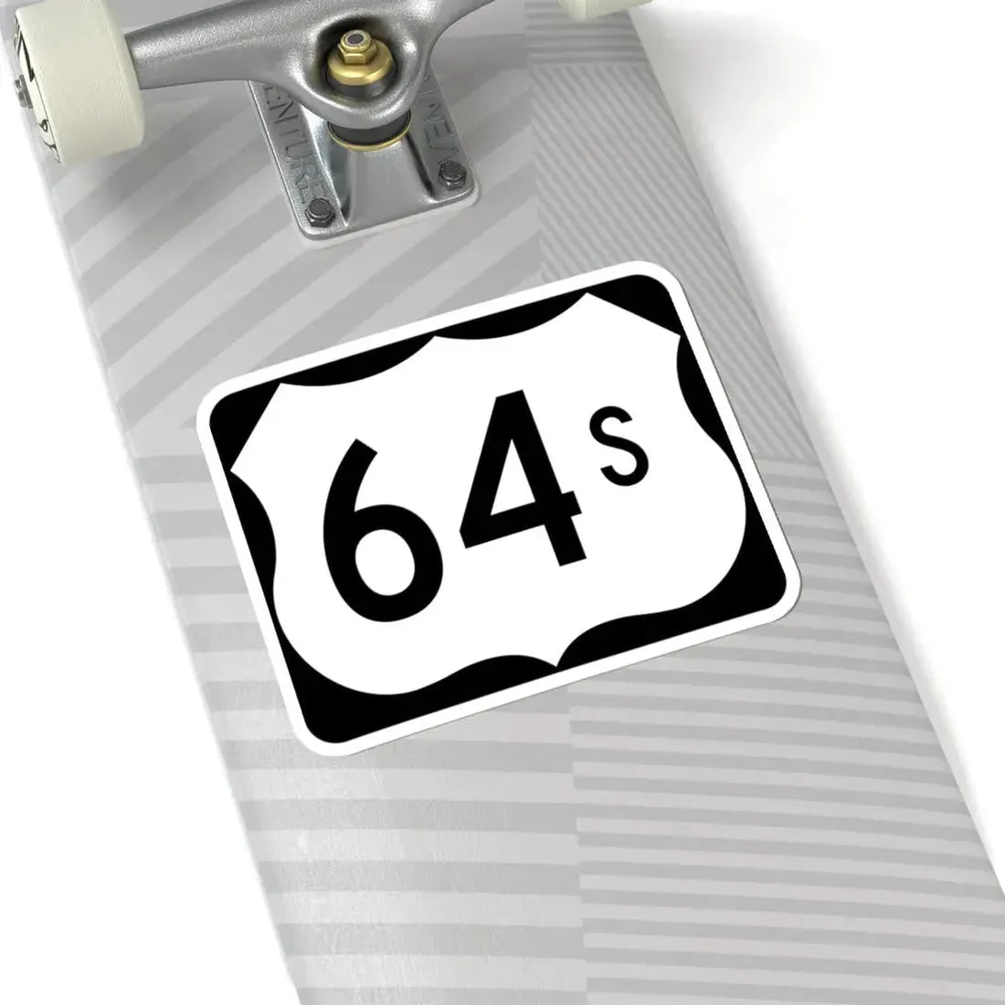 US 64S (Arkansas) (Road Sign) STICKER Vinyl Kiss-Cut Decal - The Sticker Space