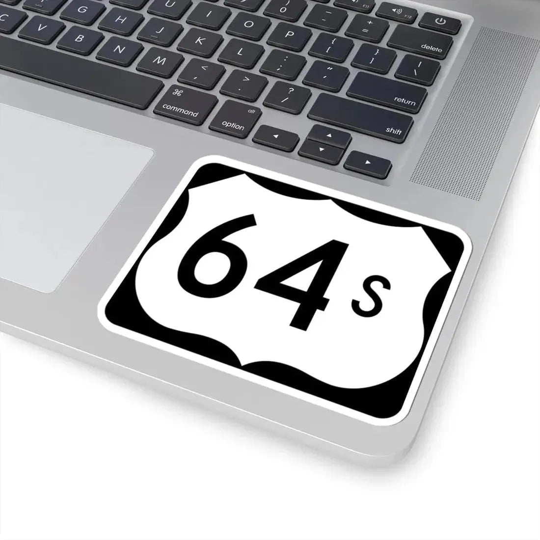 US 64S (Arkansas) (Road Sign) STICKER Vinyl Kiss-Cut Decal - The Sticker Space
