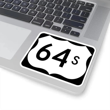 US 64S (Arkansas) (Road Sign) STICKER Vinyl Kiss-Cut Decal - The Sticker Space