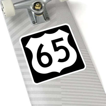 US 65 IA (Iowa) (Road Sign) STICKER Vinyl Kiss-Cut Decal - The Sticker Space