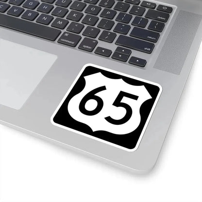 US 65 IA (Iowa) (Road Sign) STICKER Vinyl Kiss-Cut Decal - The Sticker Space