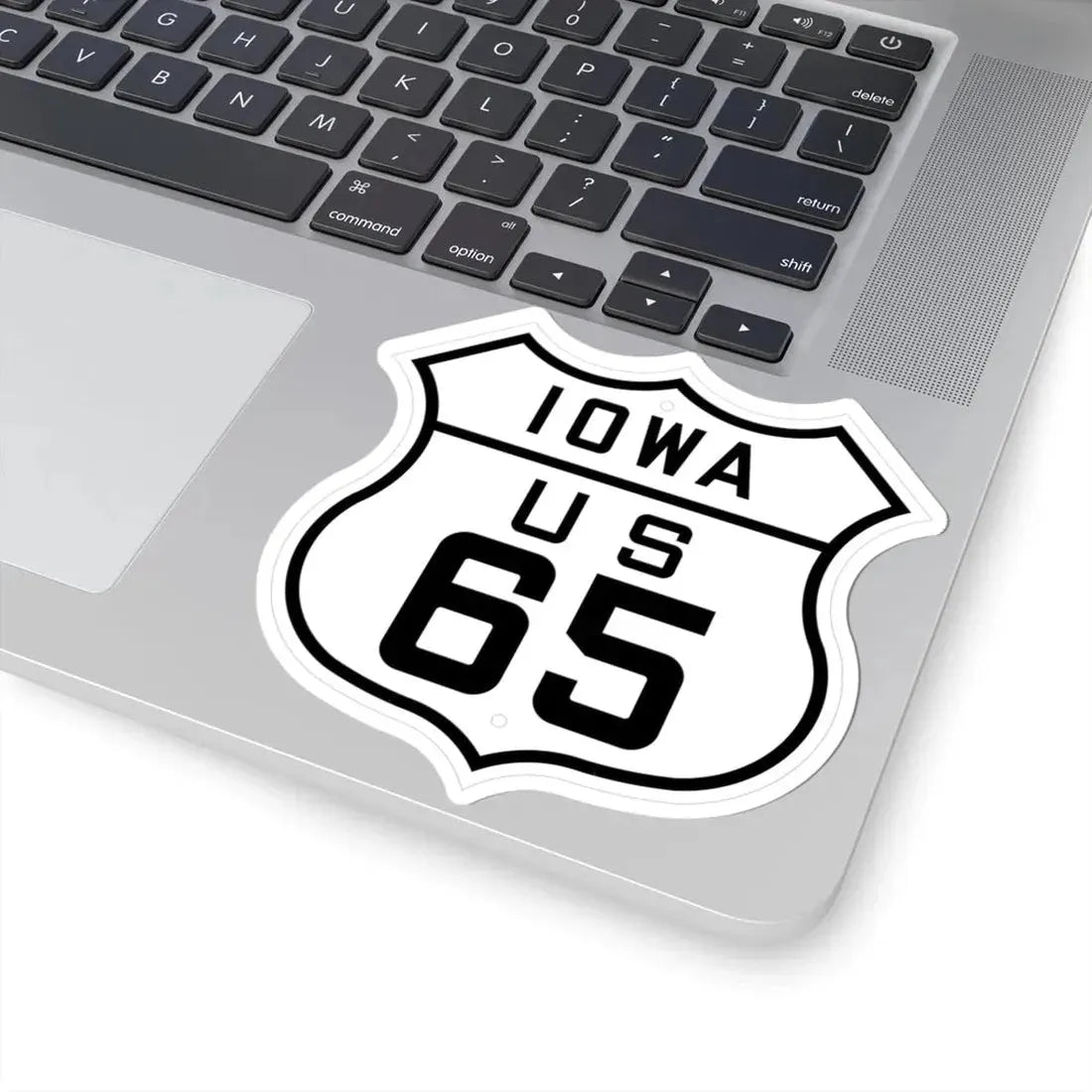 US 65 Iowa 1926 (Iowa) (Road Sign) STICKER Vinyl Kiss-Cut Decal - The Sticker Space
