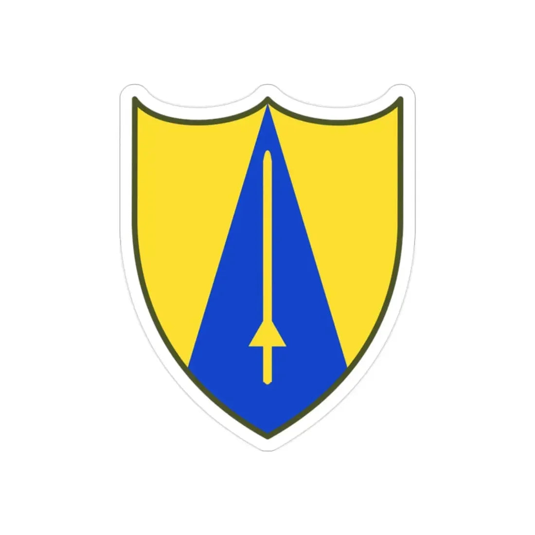 US 65th Cavalry Division (U.S. Army) REVERSE PRINT Transparent Die-Cut STICKER 2 Inch Die-Cut Transparent - The Sticker Space