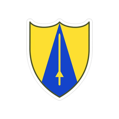US 65th Cavalry Division (U.S. Army) REVERSE PRINT Transparent Die-Cut STICKER 2 Inch Die-Cut Transparent - The Sticker Space