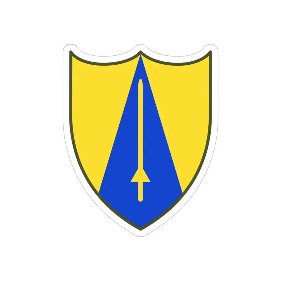 US 65th Cavalry Division (U.S. Army) REVERSE PRINT Transparent Die-Cut STICKER 4 Inch Die-Cut Transparent - The Sticker Space