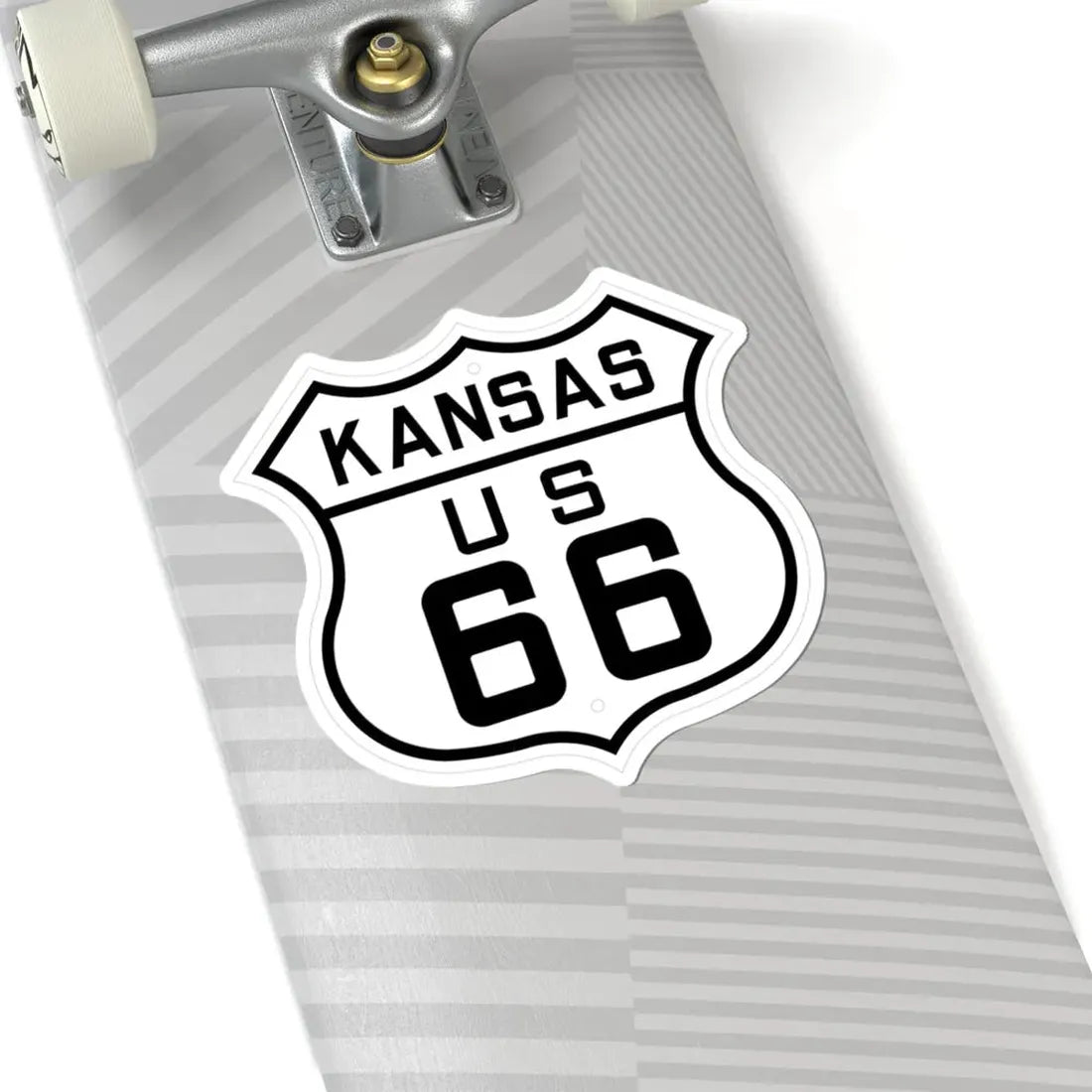 US 66 Kansas 1926 (Kansas) (Road Sign) STICKER Vinyl Kiss-Cut Decal - The Sticker Space