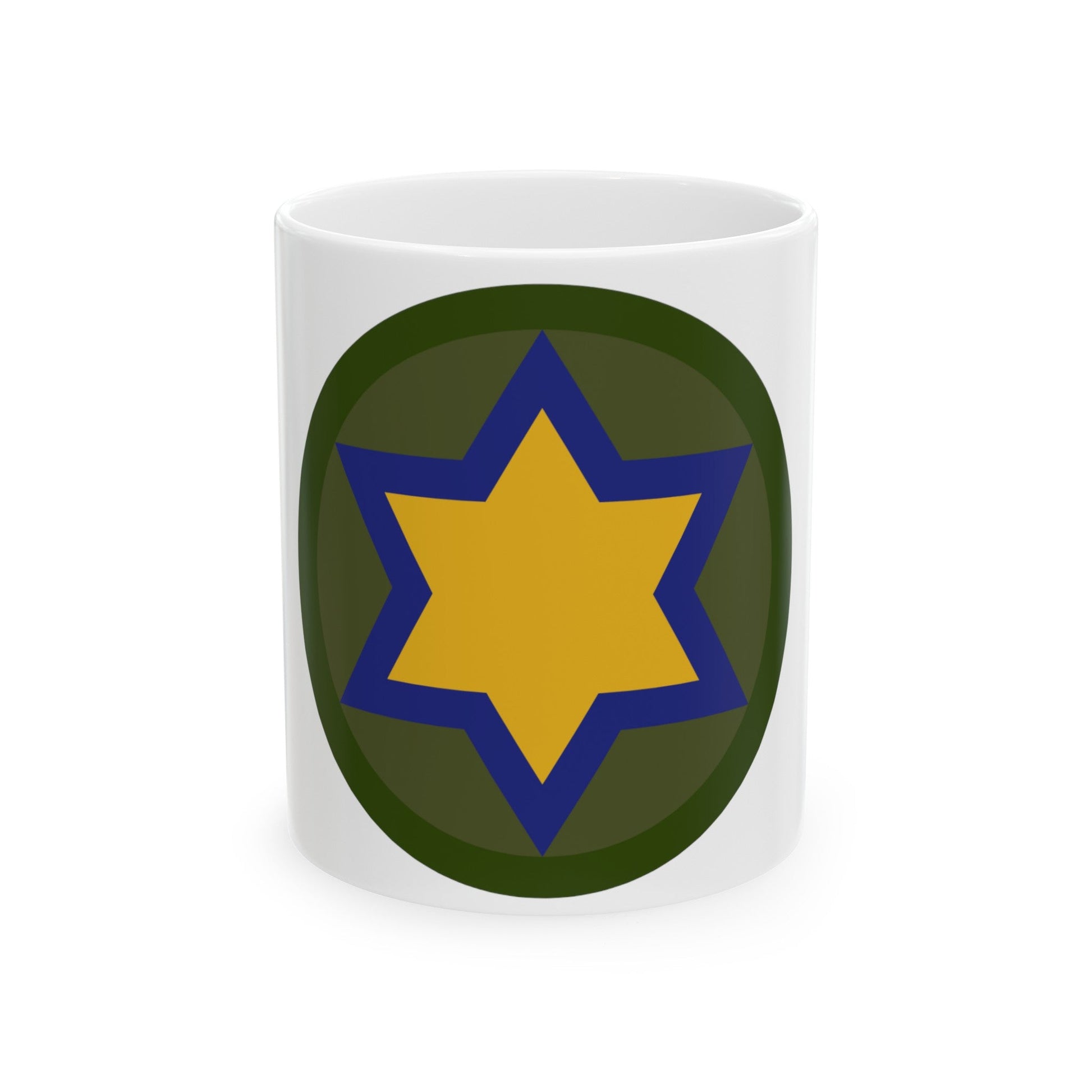 US 66th Cavalry Division (U.S. Army) White Coffee Mug-11oz-The Sticker Space