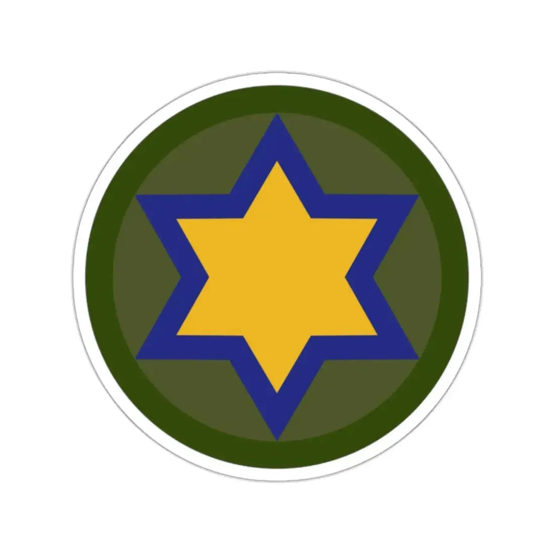 US 66th Cavalry Division (U.S. Army) STICKER Vinyl Kiss-Cut Decal 2 Inch White - The Sticker Space