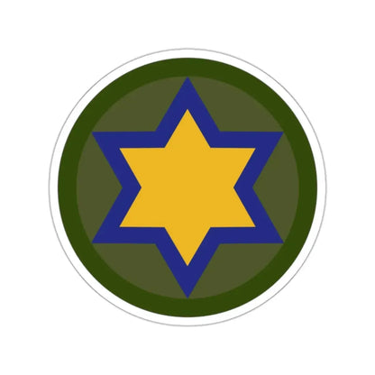 US 66th Cavalry Division (U.S. Army) STICKER Vinyl Kiss-Cut Decal 2 Inch White - The Sticker Space