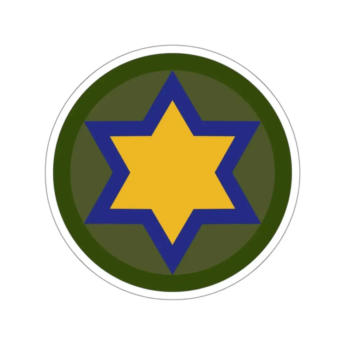 US 66th Cavalry Division (U.S. Army) STICKER Vinyl Kiss-Cut Decal 3 Inch White - The Sticker Space