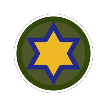 US 66th Cavalry Division (U.S. Army) STICKER Vinyl Kiss-Cut Decal 3 Inch White - The Sticker Space