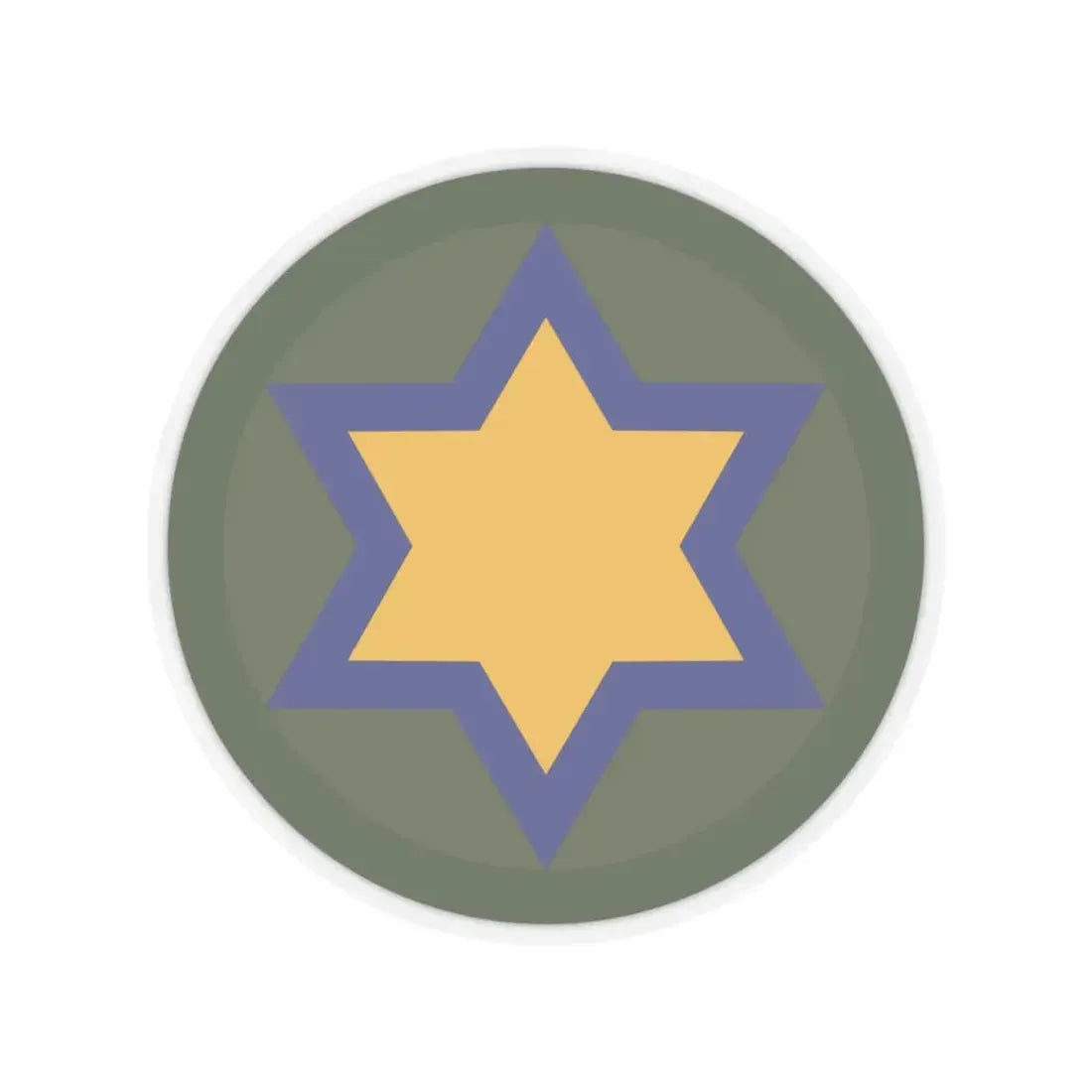 US 66th Cavalry Division (U.S. Army) STICKER Vinyl Kiss-Cut Decal 4 Inch Transparent - The Sticker Space