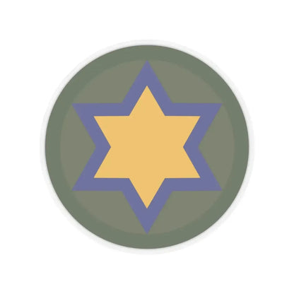 US 66th Cavalry Division (U.S. Army) STICKER Vinyl Kiss-Cut Decal 4 Inch Transparent - The Sticker Space