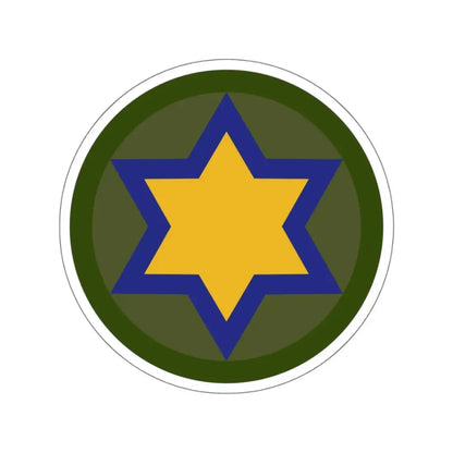 US 66th Cavalry Division (U.S. Army) STICKER Vinyl Kiss-Cut Decal 4 Inch White - The Sticker Space