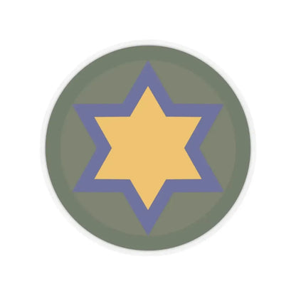 US 66th Cavalry Division (U.S. Army) STICKER Vinyl Kiss-Cut Decal 6 Inch Transparent - The Sticker Space