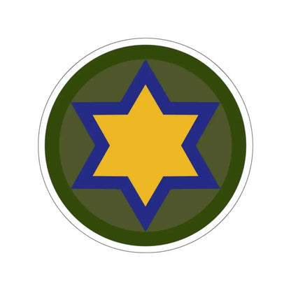 US 66th Cavalry Division (U.S. Army) STICKER Vinyl Kiss-Cut Decal 6 Inch White - The Sticker Space