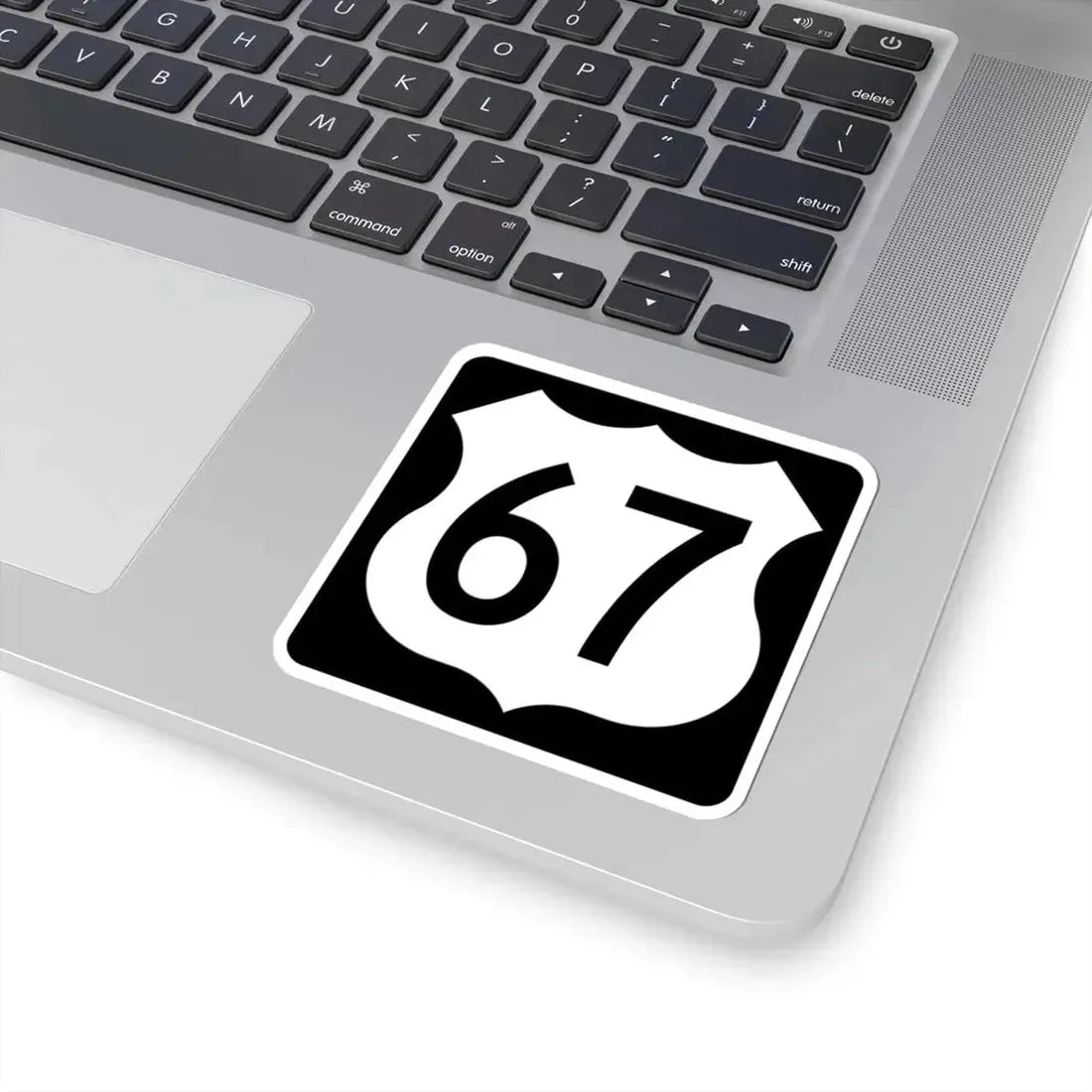 US 67 IA (Iowa) (Road Sign) STICKER Vinyl Kiss-Cut Decal - The Sticker Space