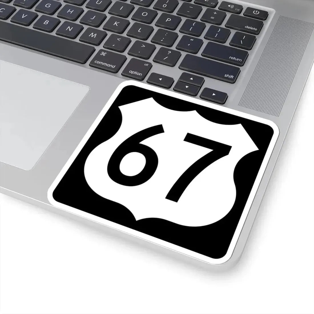 US 67 IA (Iowa) (Road Sign) STICKER Vinyl Kiss-Cut Decal - The Sticker Space