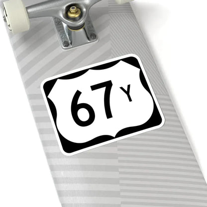 US 67Y (Arkansas) (Road Sign) STICKER Vinyl Kiss-Cut Decal - The Sticker Space