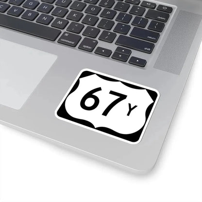 US 67Y (Arkansas) (Road Sign) STICKER Vinyl Kiss-Cut Decal - The Sticker Space