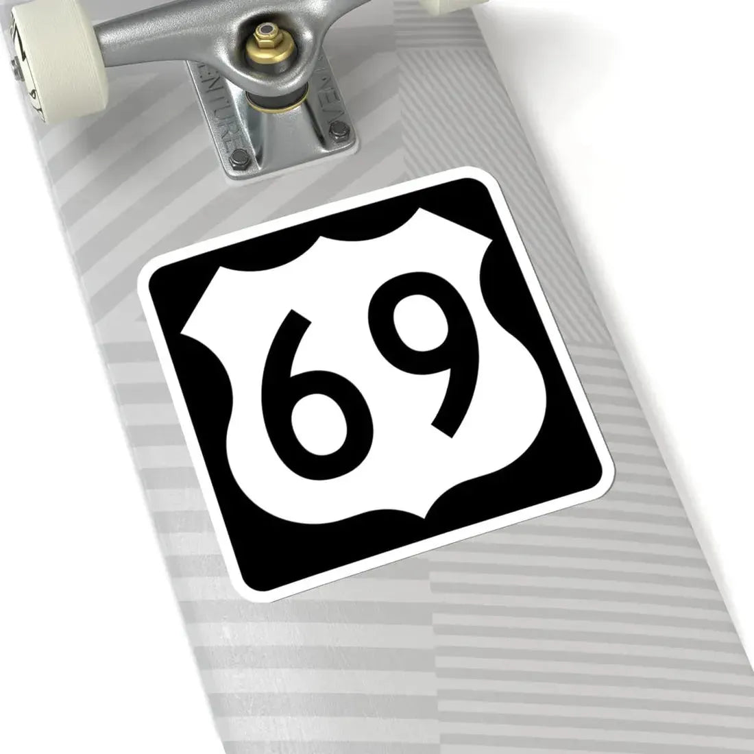 US 69 IA (Iowa) (Road Sign) STICKER Vinyl Kiss-Cut Decal - The Sticker Space