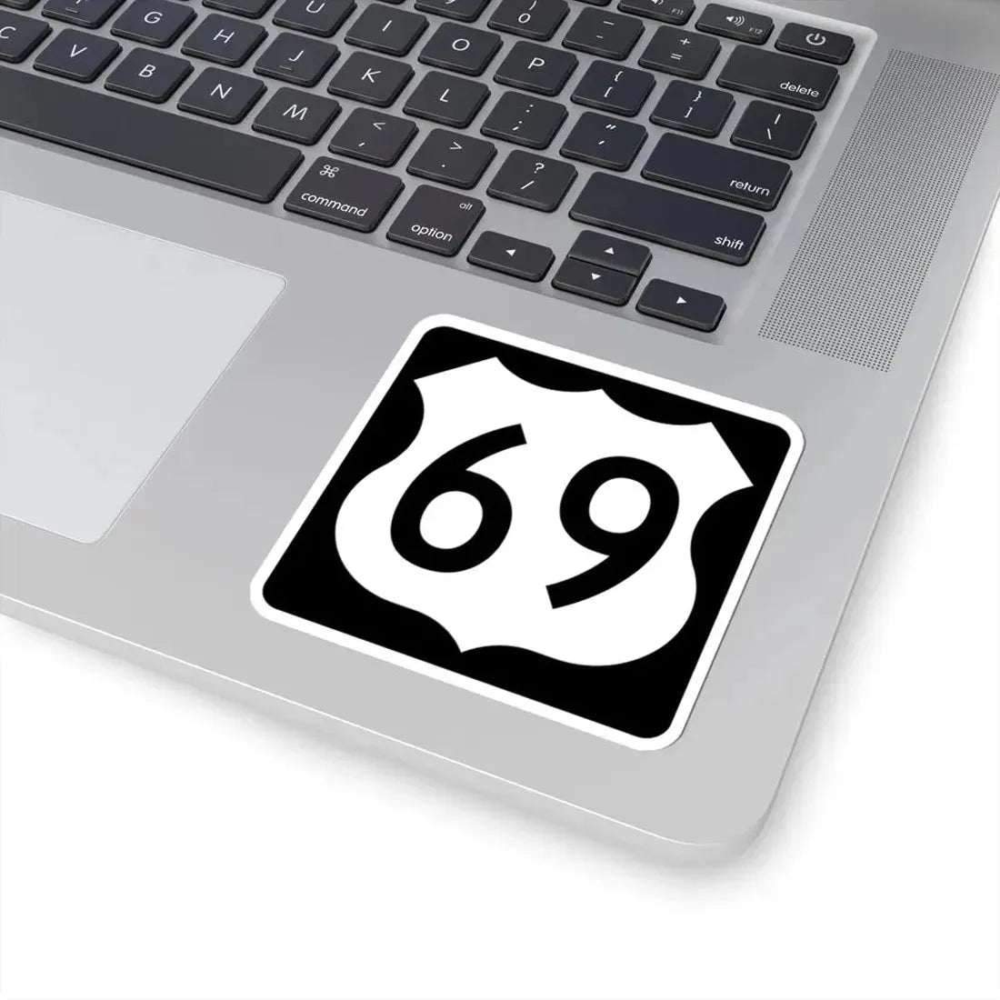 US 69 IA (Iowa) (Road Sign) STICKER Vinyl Kiss-Cut Decal - The Sticker Space