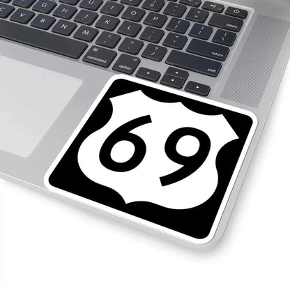 US 69 IA (Iowa) (Road Sign) STICKER Vinyl Kiss-Cut Decal - The Sticker Space